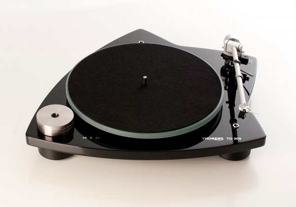 Thorens Plattenspieler TD-309, schwarz