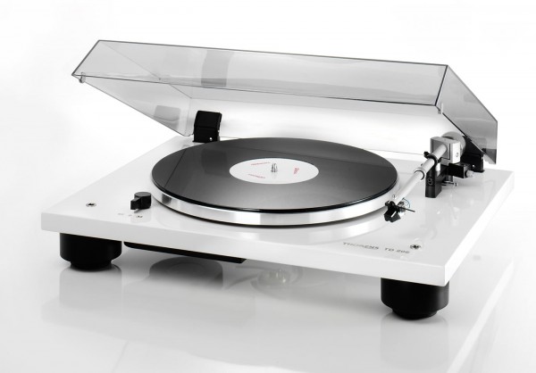 Thorens Plattenspieler TD-206, weiss