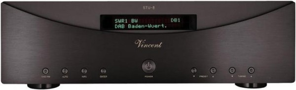 Vincent STU-8 DAB+ Hybrid Tuner, schwarz