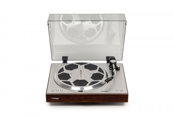 Thorens Plattenspieler TD-404 DD nussbaum