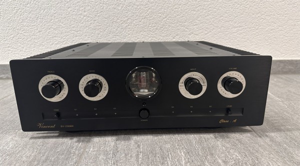 Vincent SV-236 Mk Hybrid Vollverstärker, schwarz